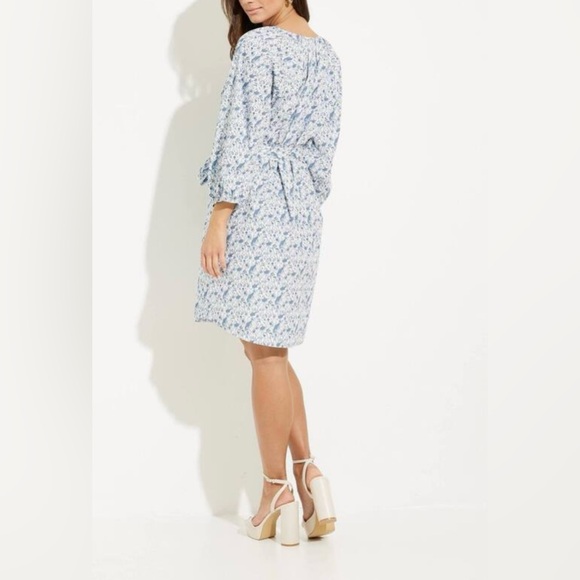 FLORAL PRINT SHIRT DRESS - Picture 11 of 11